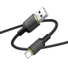 Кабель Hoco X128 Benefit USB A to USB C Black (6942007681094)