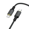 Кабель Hoco X128 Benefit USB C to USB C Black (6942007681117)