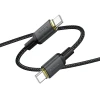 Кабель Hoco X128 Benefit USB C to USB C Black (6942007681117)