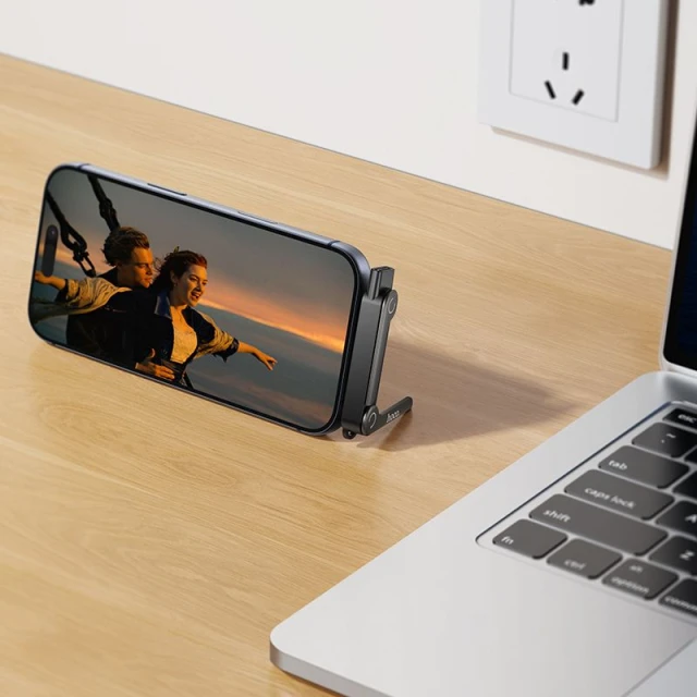 Адаптер Hoco UA47A з підставкою USB C на USB C max 240W Black (6942007681162)