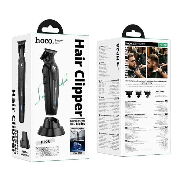 Машинка для стрижки волос Hoco HP28 Black (6942007681193)