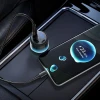 Автомобільний зарядний пристрій Hoco Z69A USB A + 2x USB C QC3.0 PD 37W + кабель USB C до C Black (6942007681575)