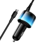 Автомобільний зарядний пристрій Hoco Z69A USB A + 2x USB C QC3.0 PD 37W + кабель USB C до C Black (6942007681575)