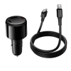 Автозарядка HOCO Z69B USB A + 2x USB C QC3.0 PD 57W + кабель USB C to C Black (6942007681599)