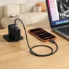 Кабель HOCO U154 Dot Matrix USB C to USB C 3A 60W з дисплеєм 1 м Black (6942007681797)