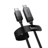Кабель HOCO U154 Dot Matrix USB C to USB C 3A 60W з дисплеєм 1 м Black (6942007681797)