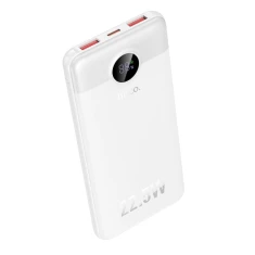 Портативний зарядний пристрій Hoco J172 10000 mAh QC 22,5W + PD 20W LED White (6942007681858)