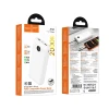 Powerbank Hoco J172A 20000 mAh QC 22.5W + PD 20W LED White (6942007681872)