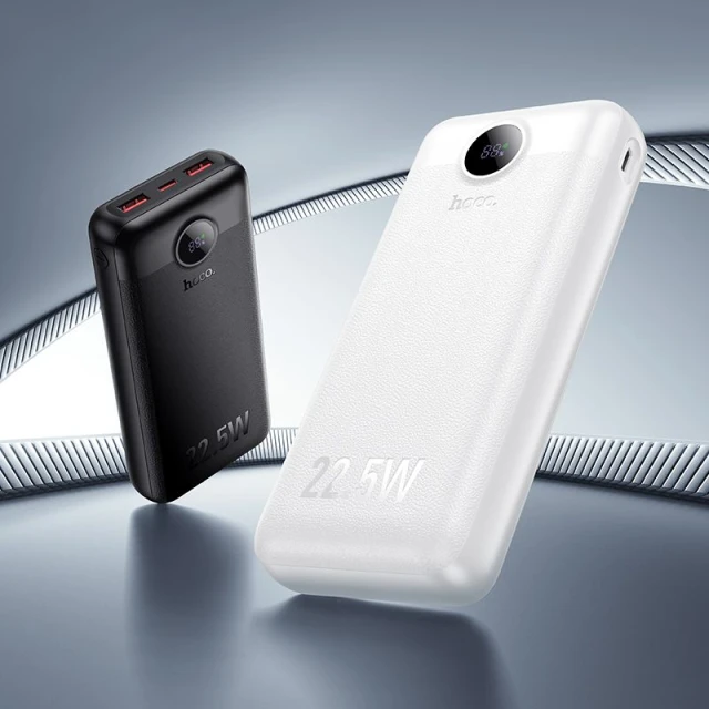 Powerbank Hoco J172A 20000 mAh QC 22.5W + PD 20W LED White (6942007681872)