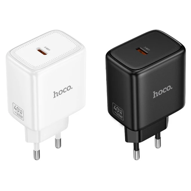 Сетевое зарядное устройство Hoco N83 GaN USB-C PD AVS 60W Black (6942007681995)