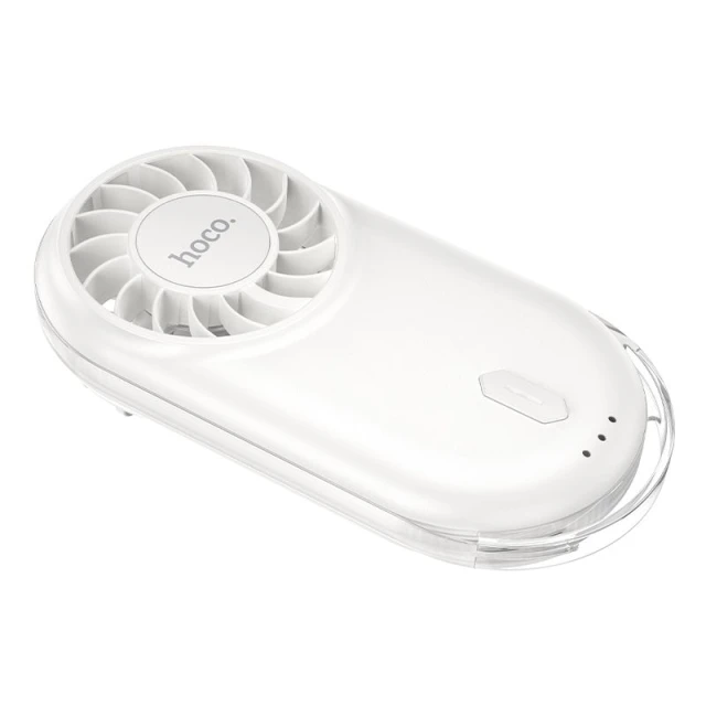 Вентилятор портативний міні HOCO HX611 White (6942007683395)