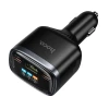 Автомобильное зарядное устройство HOCO Z70 USB A + 2x USB C QC3.0 PD 93W Black (6942007683630)