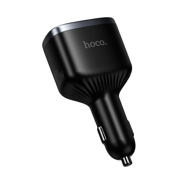 Автомобильное зарядное устройство HOCO Z70 USB A + 2x USB C QC3.0 PD 93W Black (6942007683630)