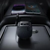 Автозарядка HOCO E167 USB A + USB C QC3.0 PD 45W зі згортаючим кабелем і FM-трансмітером Black (6942007685955)