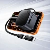 Автозарядка HOCO Z68 USB A + USB C QC3.0 PD 45W зі згортаючим кабелем USB C Black (6942007685962)