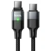 Кабель магнітний HOCO U159 USB C до USB C QC3.0 PD 5A 240W 1.2 м Black (6942007690379)