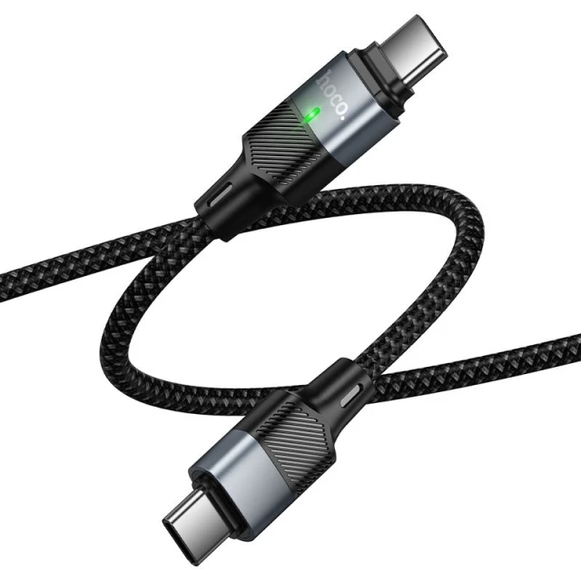 Кабель магнітний HOCO U159 USB C до USB C QC3.0 PD 5A 240W 1.2 м Black (6942007690379)