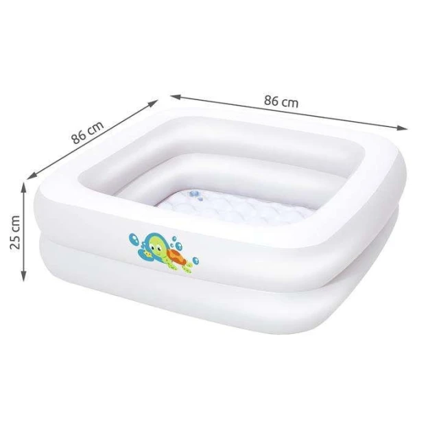 Басейн надувний Bestway 86x86x25 см (6942138910421)