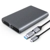 Корпус диска подвійний Orico AM2C3-2SN M.2 SATA+NVME USB-C 3.2 (6942227137661)