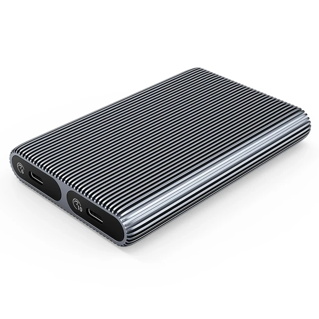 Корпус диска подвійний Orico AM2C3-2SN M.2 SATA+NVME USB-C 3.2 (6942227137661)