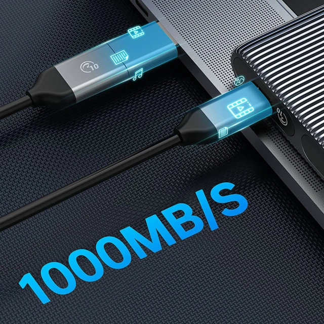 Корпус диска подвійний Orico AM2C3-2SN M.2 SATA+NVME USB-C 3.2 (6942227137661)
