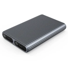Кишеня для дисків Orico AM2C3-2N 2x M.2 NVME USB-C 3.2 10Gb/s Gray (6942227137678)