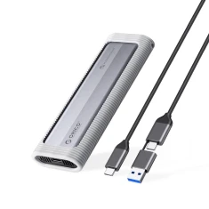 Карман дисковый Orico AXM2-G2-V1 M.2 NVMe USB-C/USB-A 10Gb/s Gray (6942227137739)