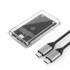 Карман для диска Orico TC10-MS MSATA USB-C 3.2 5Gb/s Transparent (6942227137777)