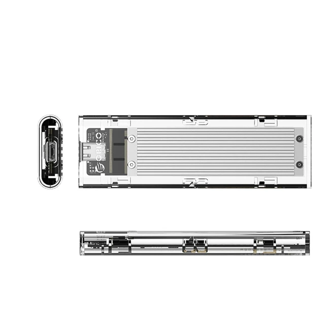 Кишеня дискова Orico TCM2-C3 M.2 NVMe USB-C 10Gb/s Gray (6942227137814)