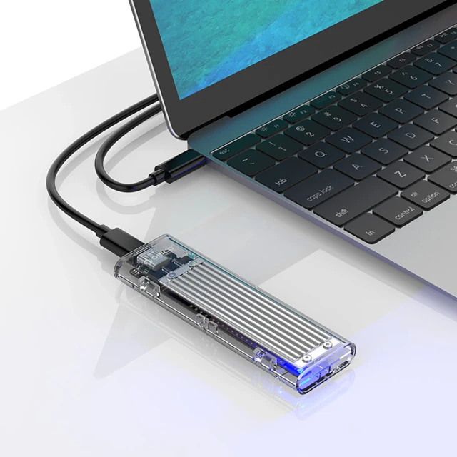 Кишеня дискова Orico TCM2-C3 M.2 NVMe USB-C 10Gb/s Gray (6942227137814)