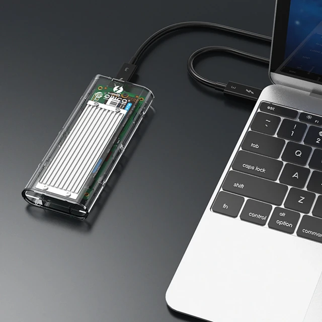Кишеня дискова Orico TCM2-C3 M.2 NVMe USB-C 10Gb/s Gray (6942227137814)