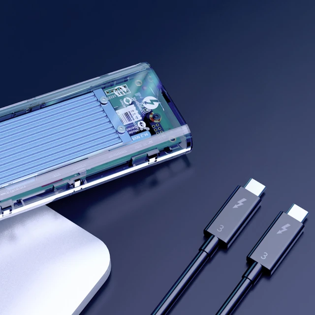Зовнішній корпус M.2 NVME Orico TCM2-C3 USB-C 10Gb/s Blue (6942227137821)