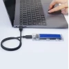Зовнішній корпус M.2 NVME Orico TCM2-C3 USB-C 10Gb/s Blue (6942227137821)