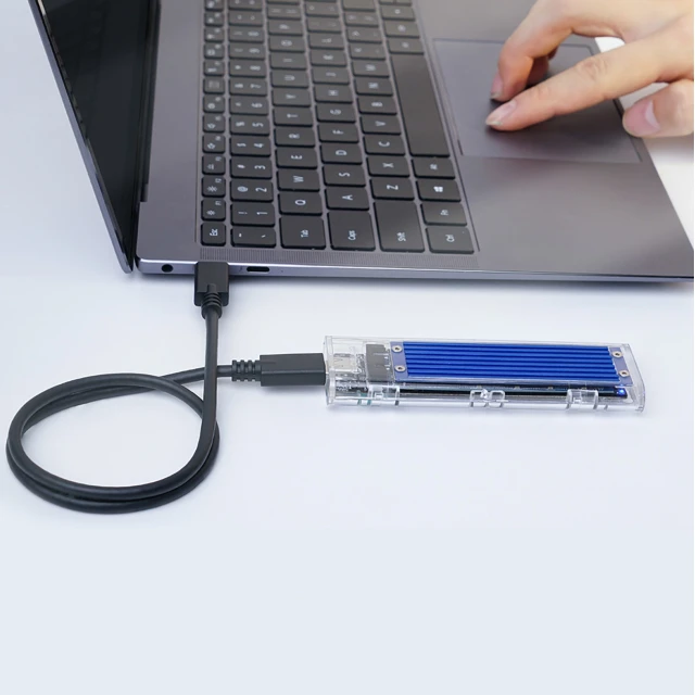 Зовнішній корпус M.2 NVME Orico TCM2-C3 USB-C 10Gb/s Blue (6942227137821)