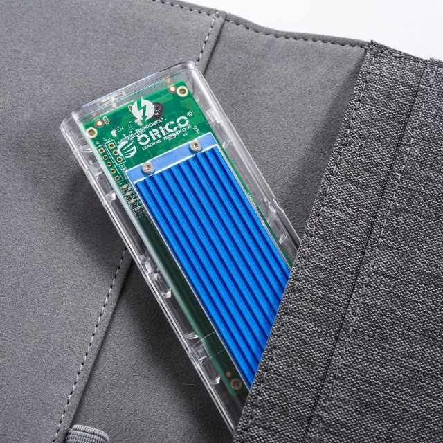 Зовнішній корпус M.2 NVME Orico TCM2-C3 USB-C 10Gb/s Blue (6942227137821)