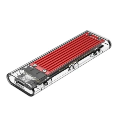 Зовнішня карман Orico TCM2-C3 M.2 NVME на USB-C 10Gb/s Red (6942227137838)