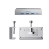 Hub Orico MH4PC монтируемый на зажим USB-C 3xUSB-A 3.0 1xUSB-C 3.0 Silver (6942227138002)