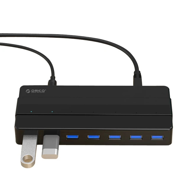 USB Hub Orico H7928-U3-V1 7x USB-A 3.0 Black (6942227138026)