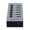 Hub USB Orico BT2U3-7AB 7x USB-A 3.0 с переключателями Gray