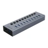 USB-Hub Orico BT2U3-10AB 10xUSB-A 3.0 з вимикачами (6942227138040)