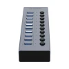 USB-Hub Orico BT2U3-10AB 10xUSB-A 3.0 з вимикачами (6942227138040)