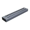 Хаб Orico BT2U3-16AB 16x USB-A 3.0 з вимикачами Gray (6942227138064)