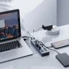 Хаб Orico BT2U3-16AB 16x USB-A 3.0 з вимикачами Gray (6942227138064)