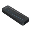 Hub Orico CT2U3-10AB 10xUSB-A 3.0 з вимикачами Black (6942227138088)