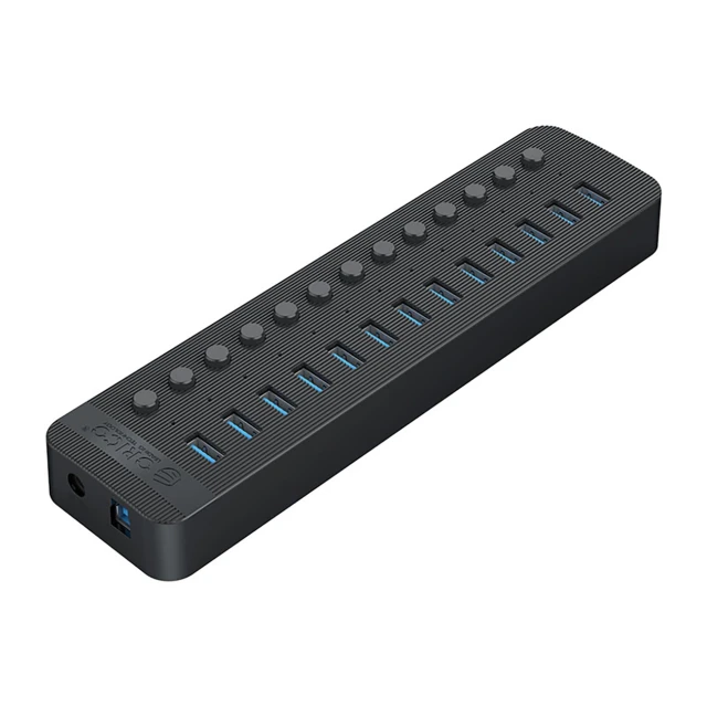 Hub Orico CT2U3-13AB 13x USB-A 3.0 з вимикачами Black (6942227138095)