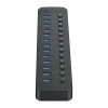 Hub Orico CT2U3-13AB 13x USB-A 3.0 з вимикачами Black (6942227138095)