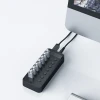 Hub Orico CT2U3-13AB 13x USB-A 3.0 з вимикачами Black (6942227138095)