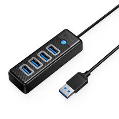 Хаб Orico PW4U-U3 USB-A 4x USB-A 3.0 (6942227138149)
