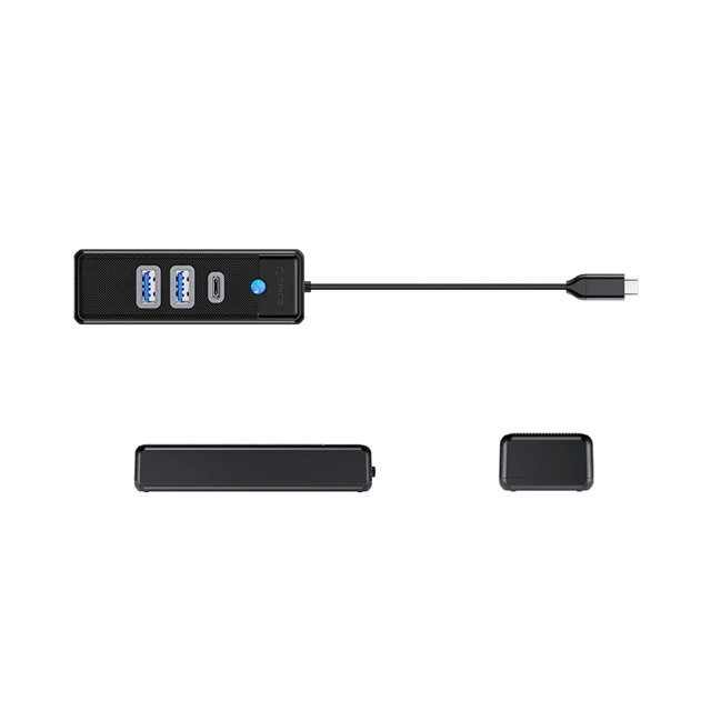 Hub Orico PWC2U-C3 USB-C / 2x USB-A 3.0 + 1x USB-C 3.0 Black (6942227138163)