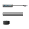 USB Hub Orico PDD4U-U3 4x USB-A 3.0 Gray (6942227138187)
